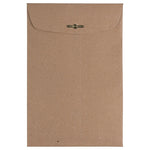 JAM Paper 6" x 9" Open End Catalog Envelopes with Clasp Closure, Brown Kraft Paper Bag, 10/Pack (563120844D)
