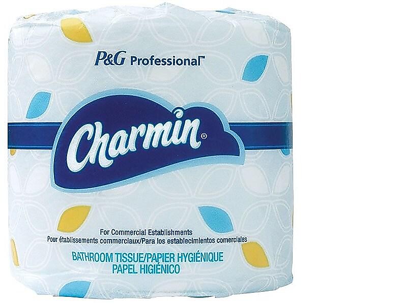 Charmin Commercial Toilet Paper, 2-ply, White, 450 Sheets/Roll, 75 Rolls/Case (71693)