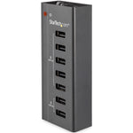 StarTech 7 Port USB Charging Station, Black (ST7C51224)