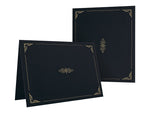 Oxford Certificate Holders, 11.25" x 8.75", Black/Gold, 5/Pack (29900055BGD)
