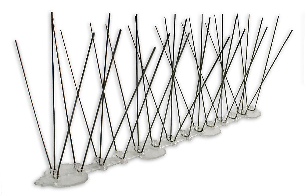 Bird-X Deterrent Steel Spikes, Bird Control, 8"W, 98 ft Long (ETS-98)