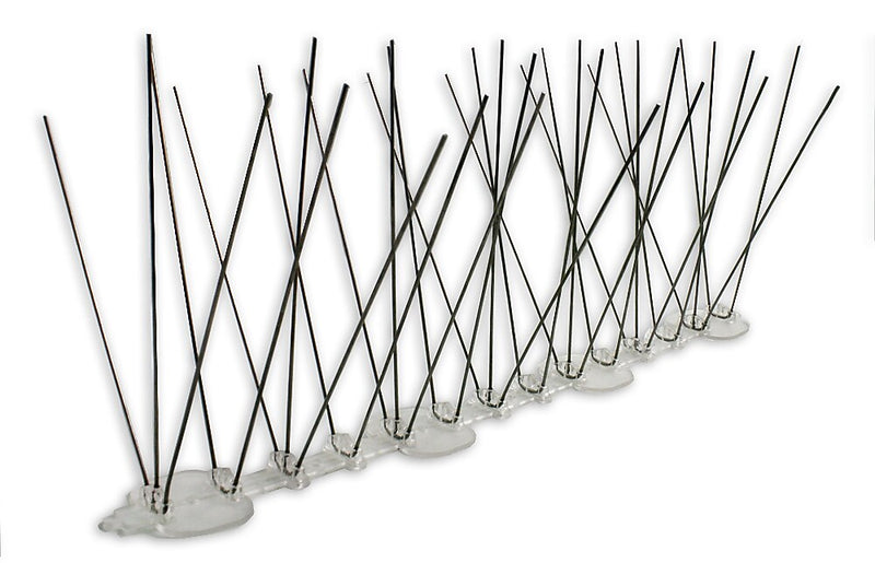 Bird-X Deterrent Steel Spikes, Bird Control, 8"W, 98 ft Long (ETS-98)