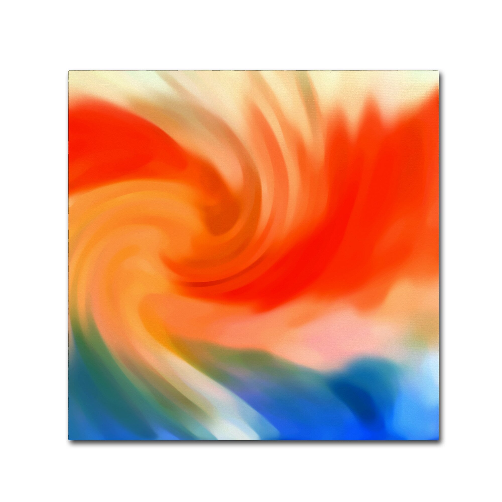 Trademark Fine Art Amy Vangsgard 'Storm At Sea Square 2' 18" x 18" Canvas Stretched (886511938328)