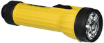 Rayovac Industrial 2 D Zinc Chloride Yellow Polypropylene Work Flashlight, (3) LED's