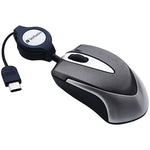 Verbatim Mini Travel Ambidextrous Optical USB Mouse, Black (99235)