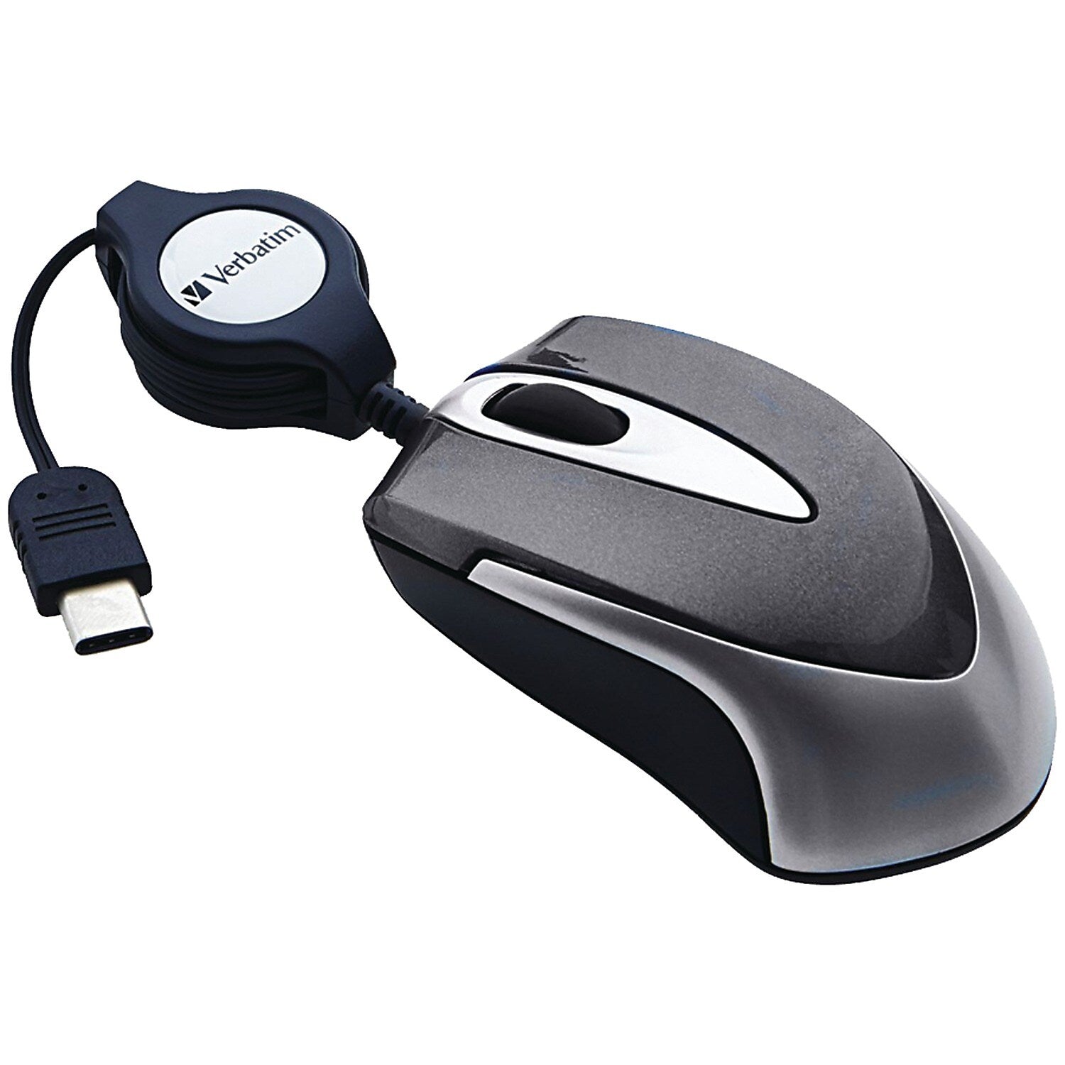 Verbatim Mini Travel Ambidextrous Optical USB Mouse, Black (99235)