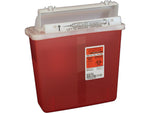Covidien SharpStar 1.25 Gal. Sharps Containers, Transparent Red, 5/Box (K5SS1007SA)