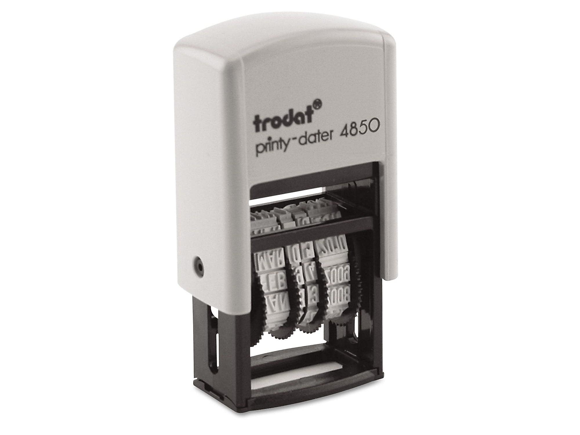 Trodat printy-dater 4850 Dater, Message/Date, Blue and Red Inks (E4850L)