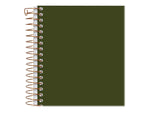 Ampad Gold Fibre 1-Subject Notebook, 5" x 7", College Ruled, 100 Sheets, Green (20-801R)