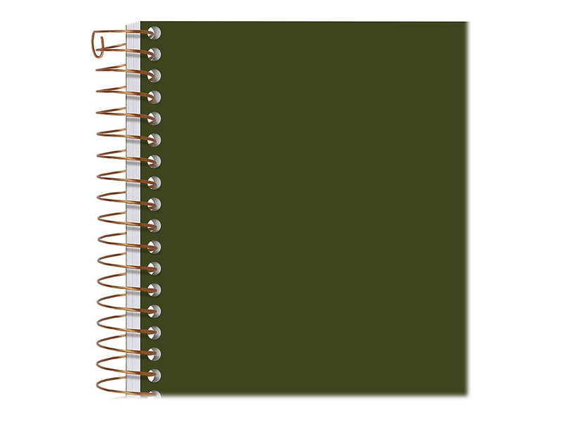 Ampad Gold Fibre 1-Subject Notebook, 5" x 7", College Ruled, 100 Sheets, Green (20-801R)