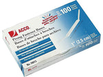 ACCO 2.75"W Prong Fasteners, Silver, 100/Box (70013)