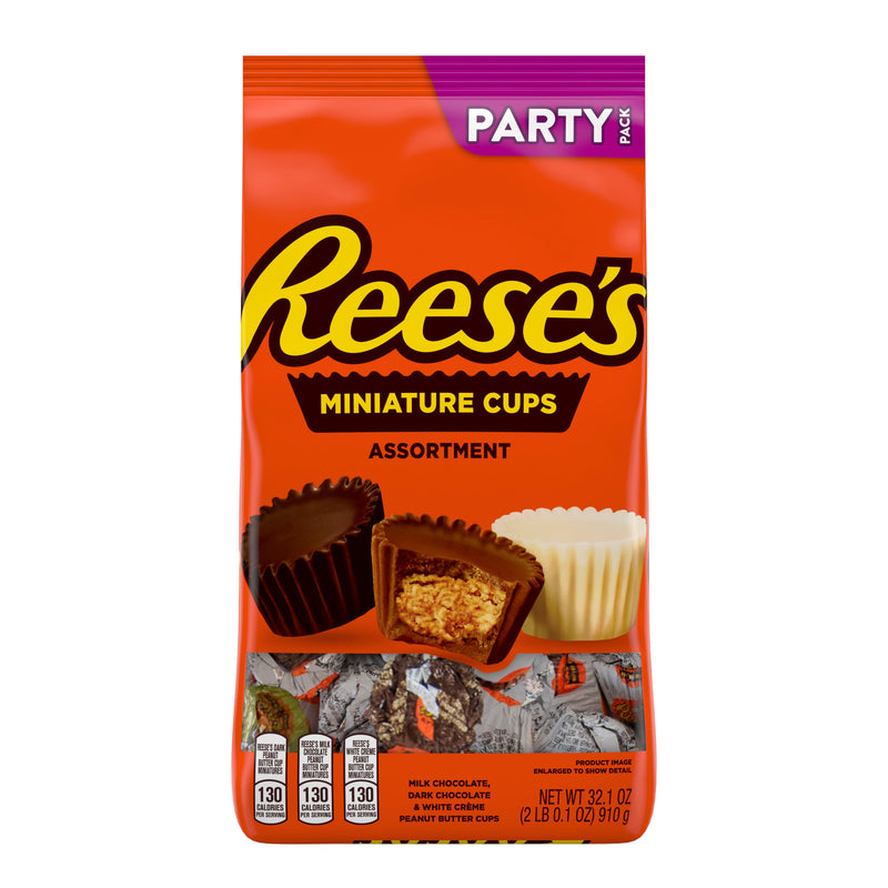 Reese's Miniatures Assorted Milk Chocolate Cup, 32.1 oz. (HEC43165)