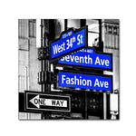 Trademark Fine Art Philippe Hugonnard 'NYC Signs' 12" x 19" Canvas Stretched (190836118601)