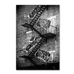 Trademark Fine Art Philippe Hugonnard 'NYC Fire Escape' 12" x 19" Canvas Stretched Art Print (190836050512)