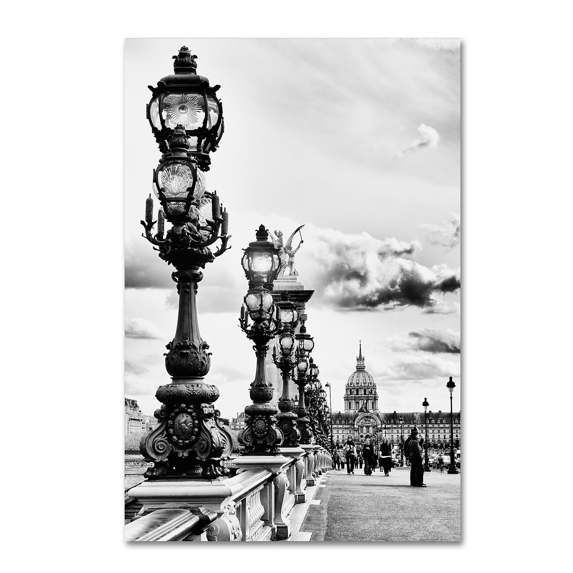 Trademark Fine Art Philippe Hugonnard 'Dreaming of Paris' 12" x 19" Canvas Stretched (190836112609)