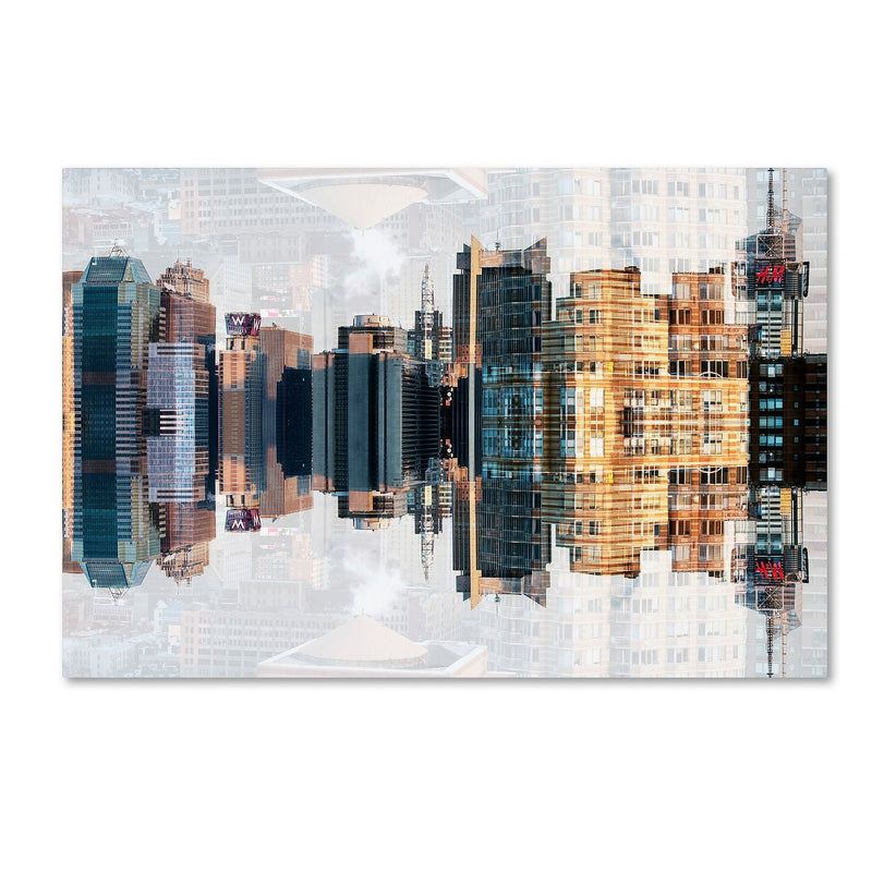 Trademark Fine Art Philippe Hugonnard 'New York Reflection IV' 12" x 19" Canvas Stretched (886511967106)