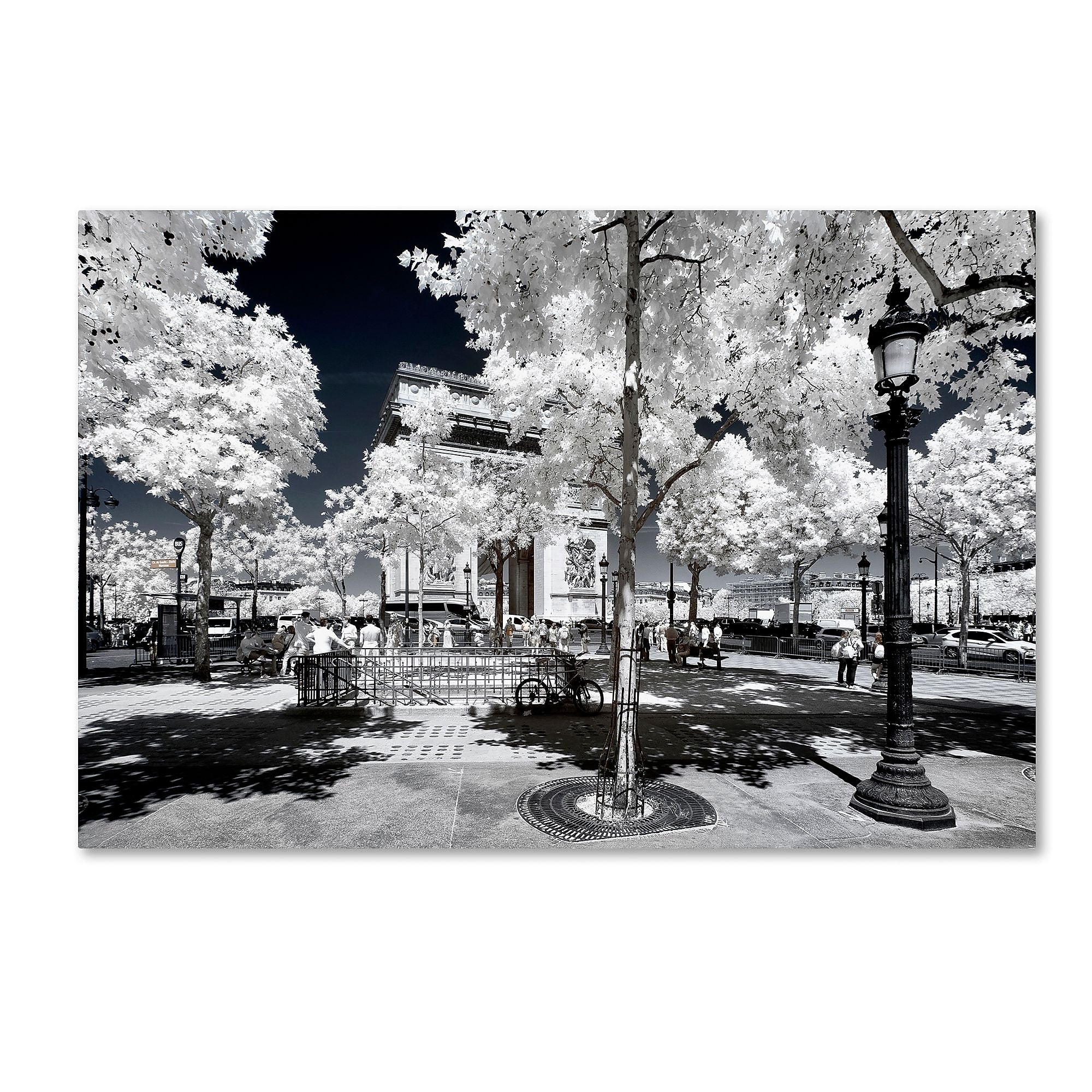 Trademark Fine Art Philippe Hugonnard 'Another Look at Paris XI' 12" x 19" Canvas Stretched (190836042913)