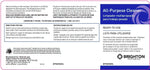 Brighton Professional™ Secondary Label For Dissolvable Portion Packets All-Purpose Cleaner