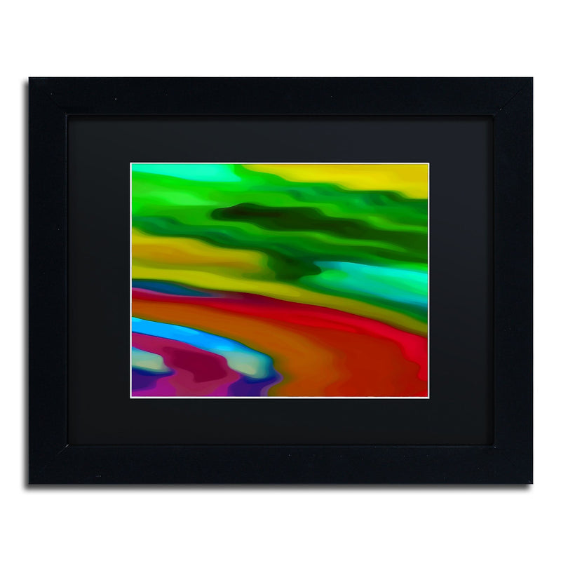 Trademark Fine Art Amy Vangsgard 'River Runs Through 3' 11" x 14" Matted Framed (886511935396)