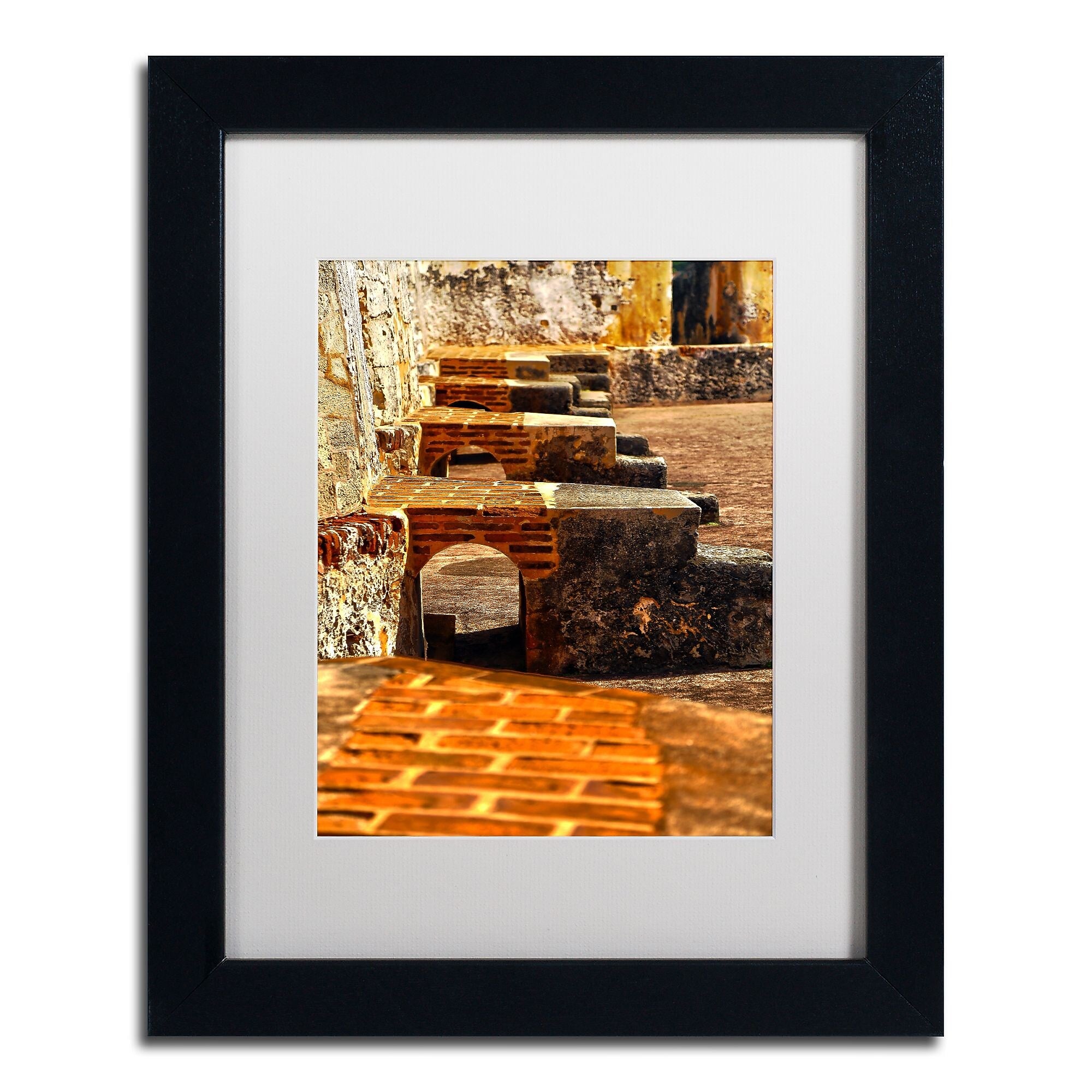 Trademark Fine Art CATeyes 'Castillo San Felipe del Morro 10' 11" x 14" Matted Framed (190836035328)