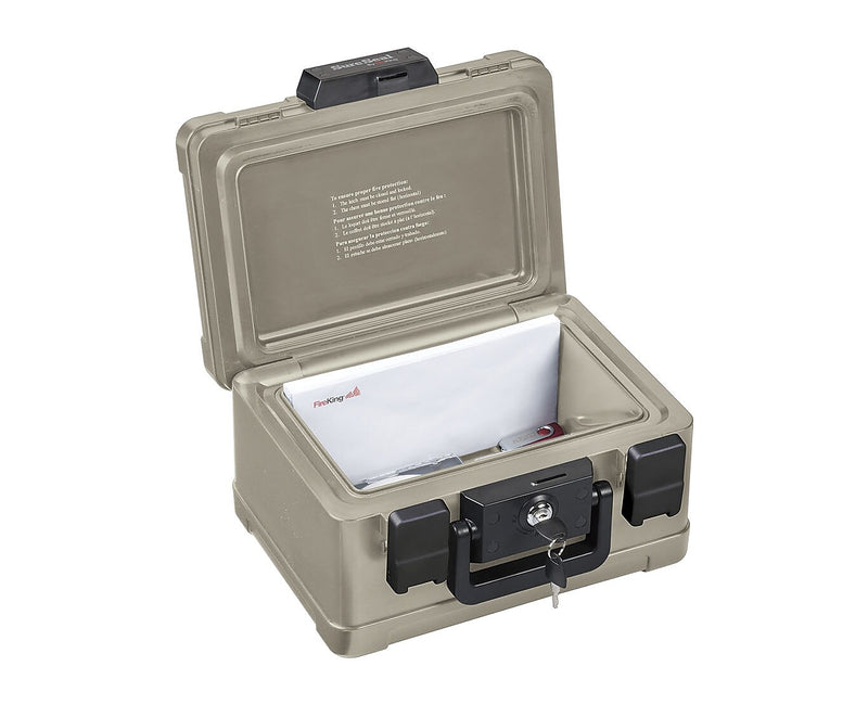 FireKing® SureSeal Fireproof Chest with Key Lock, .15 Cu.Ft. (SS102)