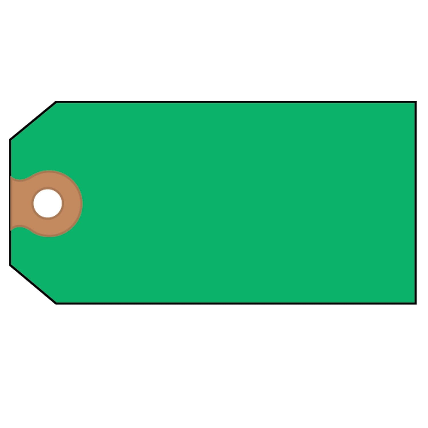 Avery Unstrung Shipping Tags, 4-3/4" x 2-3/8", Green, 1,000 Tags/Box (12365)