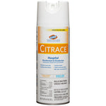 Clorox Healthcare Citrace Hospital Disinfectant & Deodorizer, Aerosol Spray, Citrus, 14 Ounces (CLO49100)