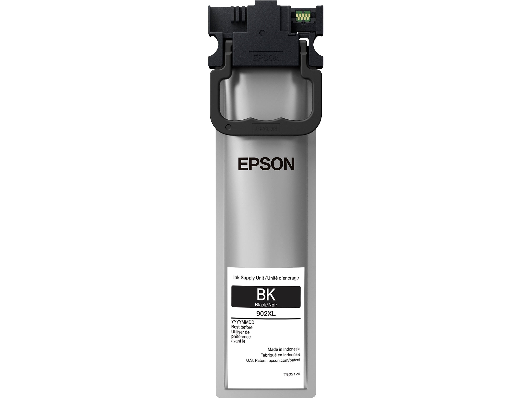 Epson T902 Black Standard Yield Ink Cartridge, Prints Up to 3,000 Pages (T902120)