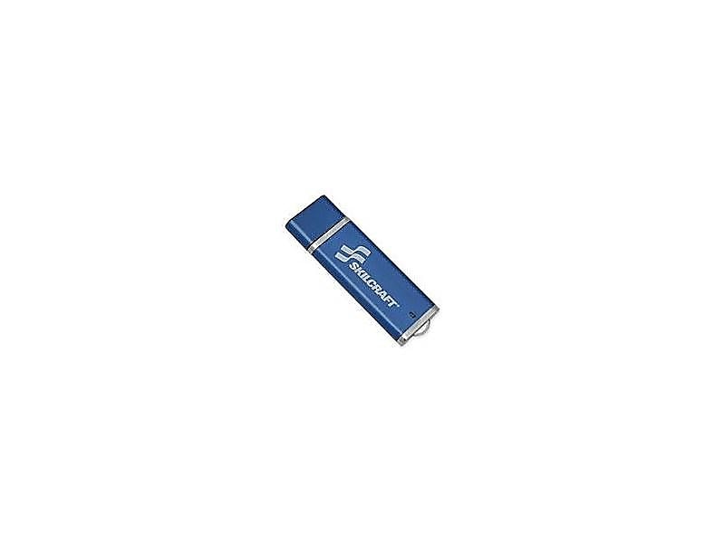 AbilityOne SKILCRAFT 16GB USB 2.0 Type A Flash Drive, Blue (NSN5584994)