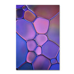 Trademark Fine Art Cora Niele 'Purple Stained Glass' 12" x 19" Canvas Stretched (190836254149)