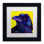 Trademark Fine Art Pat Saunders-White 'Corvus' 11" x 11" Matted Framed (190836058402)