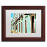 Trademark Fine Art CATeyes 'Old San Juan 2' 11" x 14" Matted Framed (190836038350)