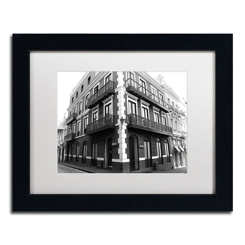 Trademark Fine Art CATeyes 'Old San Juan 9' 11" x 14" Matted Framed (190836039289)