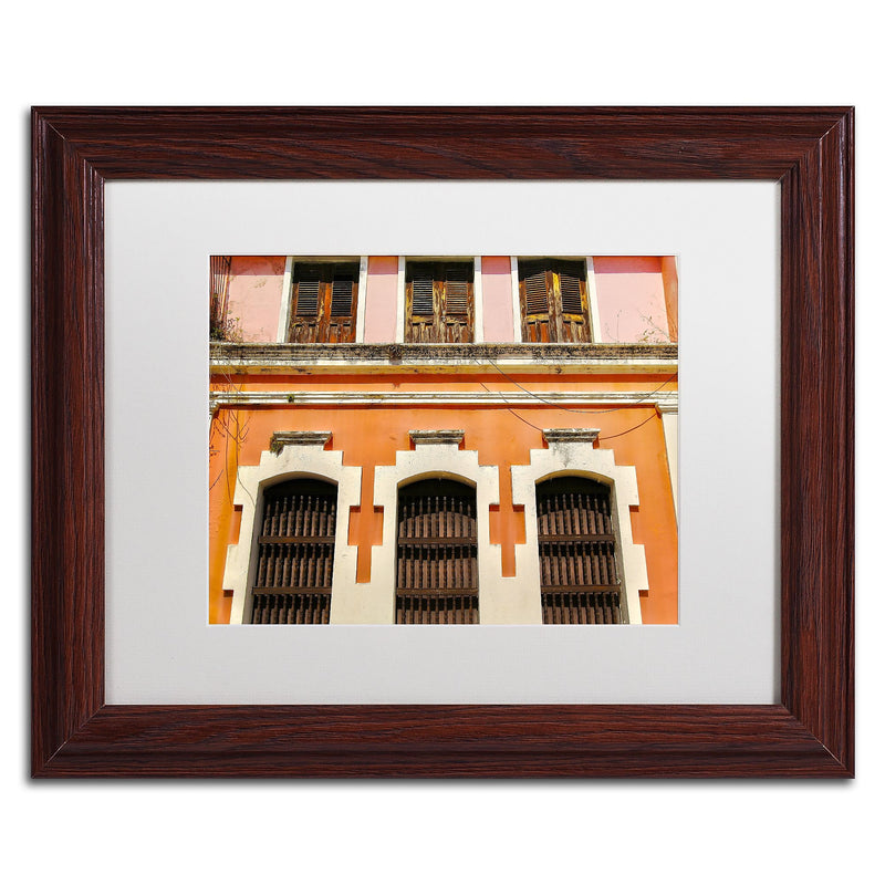 Trademark Fine Art CATeyes 'Old San Juan 12' 11" x 14" Matted Framed (190836039975)