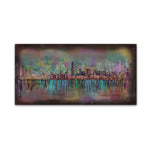 Trademark Fine Art Ellicia Amando 'Chicago' 12" x 24" Canvas Stretched (190836278510)