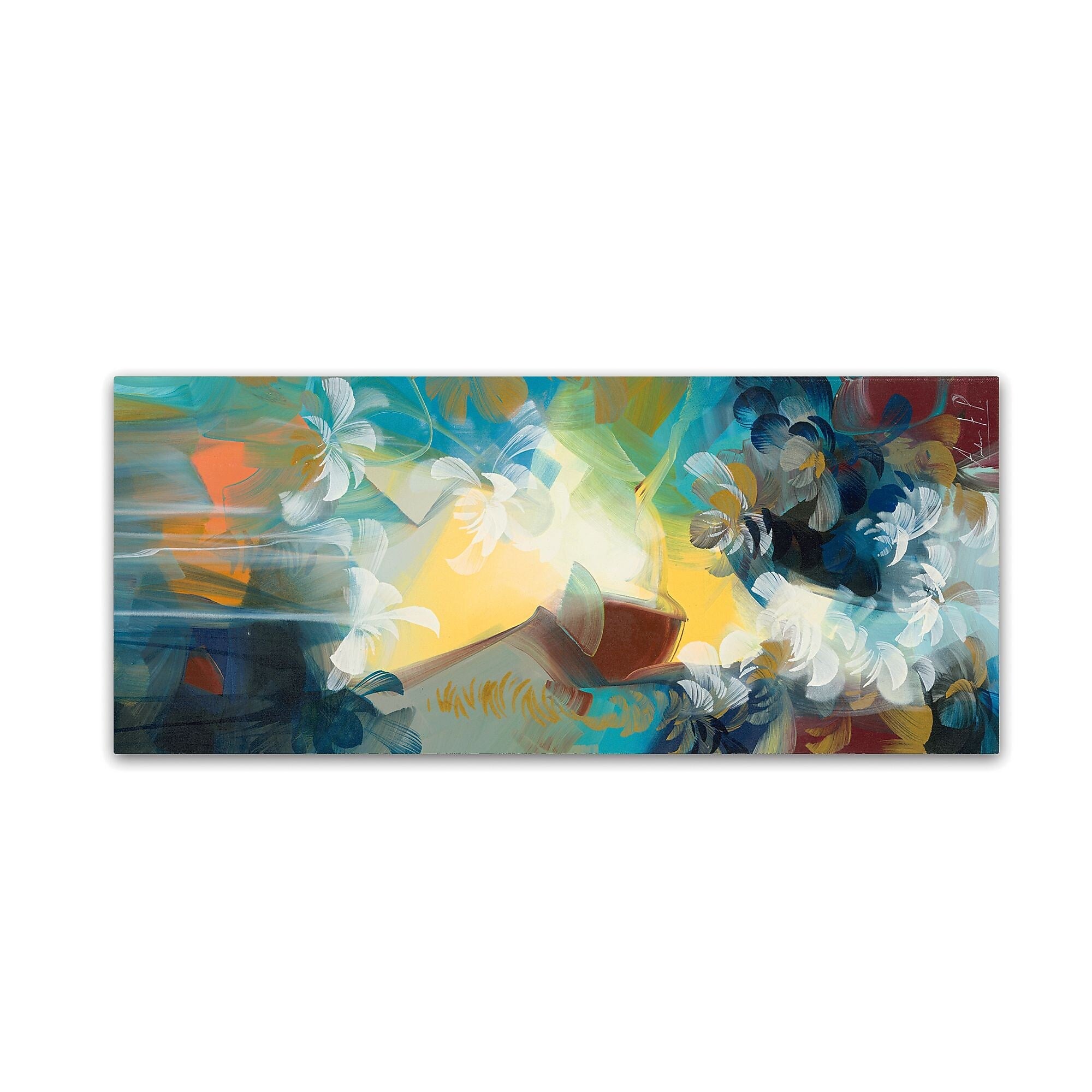 Trademark Fine Art Andrea 'Sunset' 8" x 19" Canvas Stretched (190836011155)