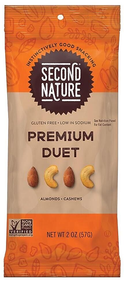 Second Nature Pemium Duet Gluten Free Fruit & Nut Trail Mix, 2 oz., 12 Bags/Pack (KAR01172)