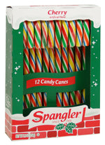 Spangler Cherry Candy Canes, 12 Canes/Pack, 3 Packs/Box (211-X0001)