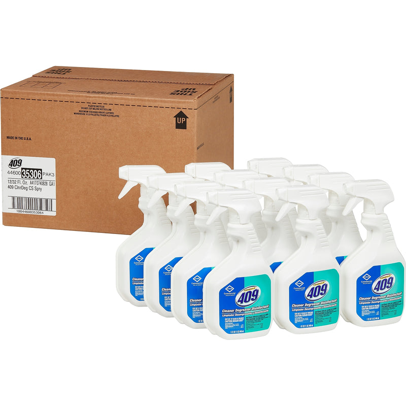 Formula 409® Cleaner Degreaser Disinfectant, Spray, 32 Oz., 12 Bottles/Ct