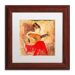 Trademark Fine Art Joarez 'Vanessa' 11" x 11" Matted Framed (190836235810)