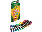 Crayola Neon Oil Pastels Crayons, 12/Box (52-4613)