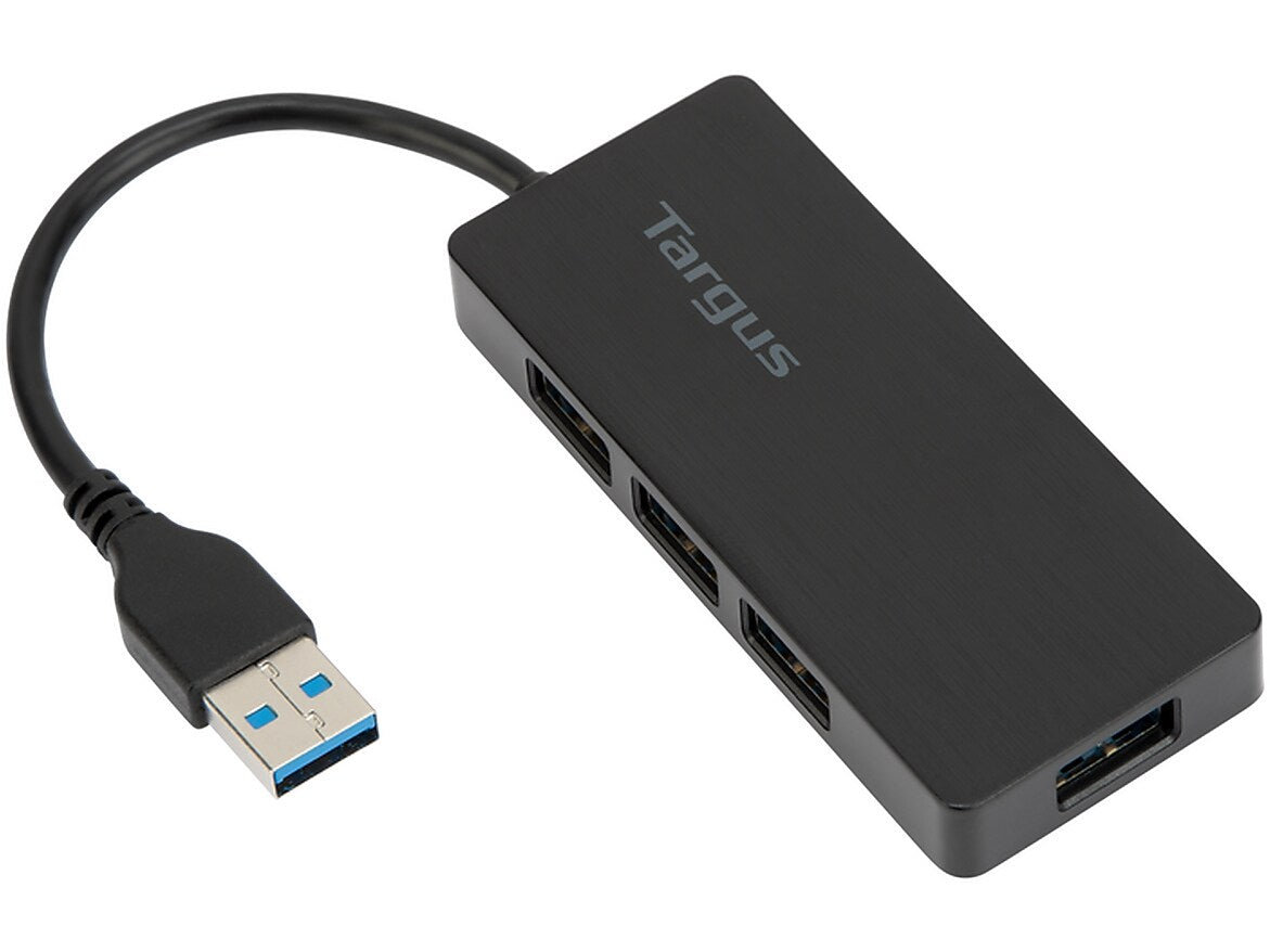 Targus 4-Port USB 3.0 Hub, Black (ACH124US)