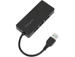 Targus 4-Port USB 3.0 Hub, Black (ACH124US)