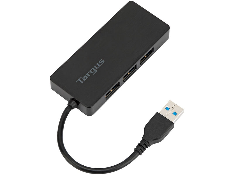 Targus 4-Port USB 3.0 Hub, Black (ACH124US)