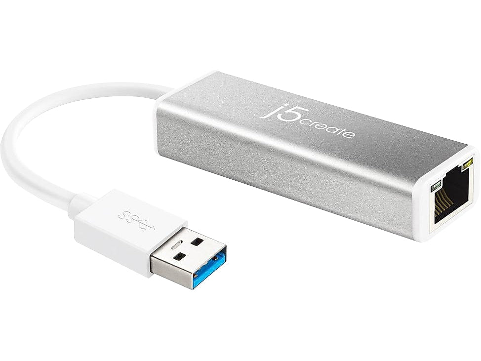 j5create USB to RJ45 Adapter, Male to Female (JUE130)