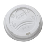 Dixie Large Lid, White, 100/Pack (D9542)