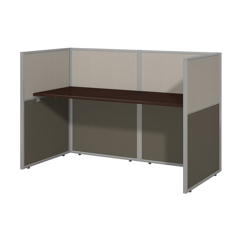 Bush Business Furniture Easy Office 60"W Cubicle Workstation, Mocha Cherry (EOD260MR-03K)