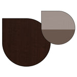 Bush Business Furniture Easy Office 45"H x 60"W 2 Person Back to Back Cubicle Panel Workstation, Mocha Cherry (EOD460SMR-03K)