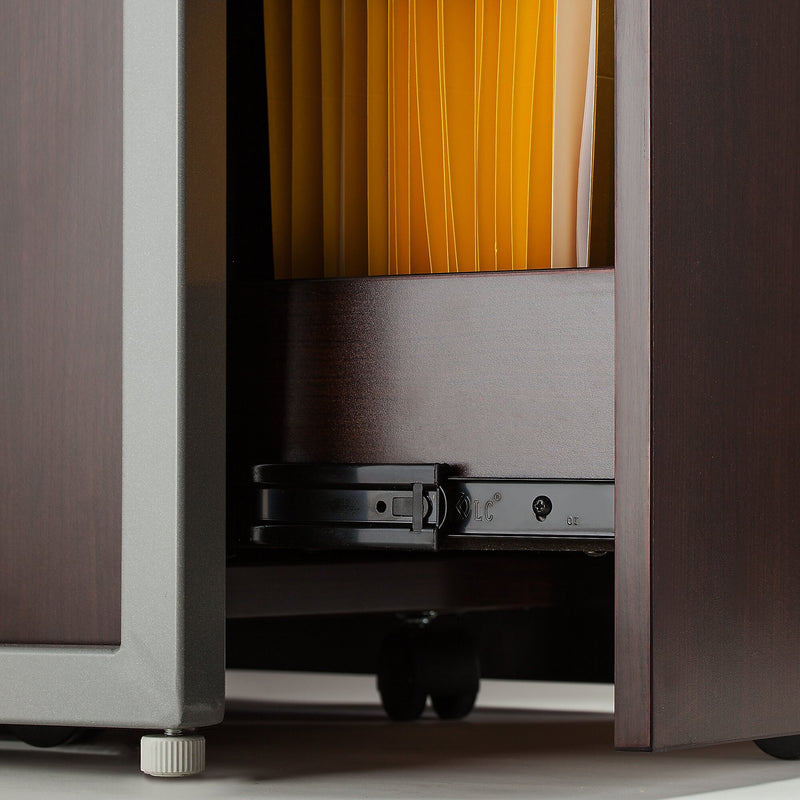 Bush Business Furniture Easy Office 45"H x 61"W Cubicle Panel Workstation, Mocha Cherry (EOD260SMR-03K)