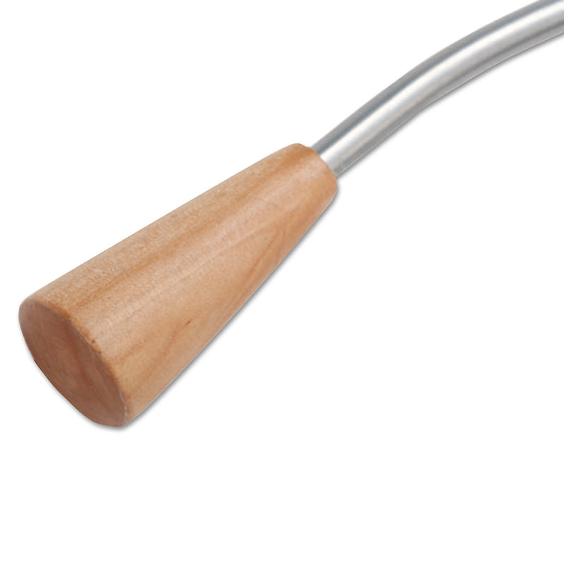Alba Metal & Wood Coat Hanger, Gray/Mahogany (PMCIN6)
